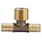 Apollo 1/2 in. Brass PEX Barb x 1/2 in. Male Pipe Thread Adapter Tee APXMT12 - alternate 1